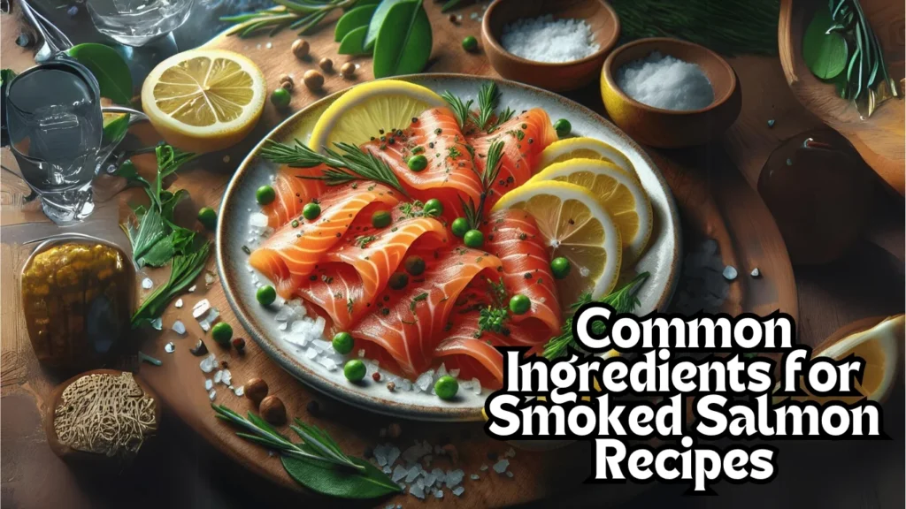 Common Ingredients for Smoked Salmon Recipes