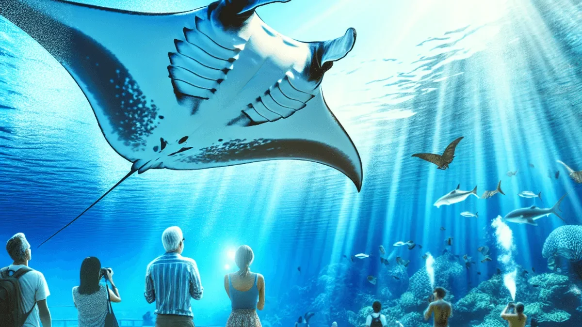 Families of Manta Rays and Stingrays